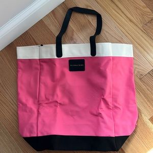 Victoria’s Secret | extra large pink black and white tote